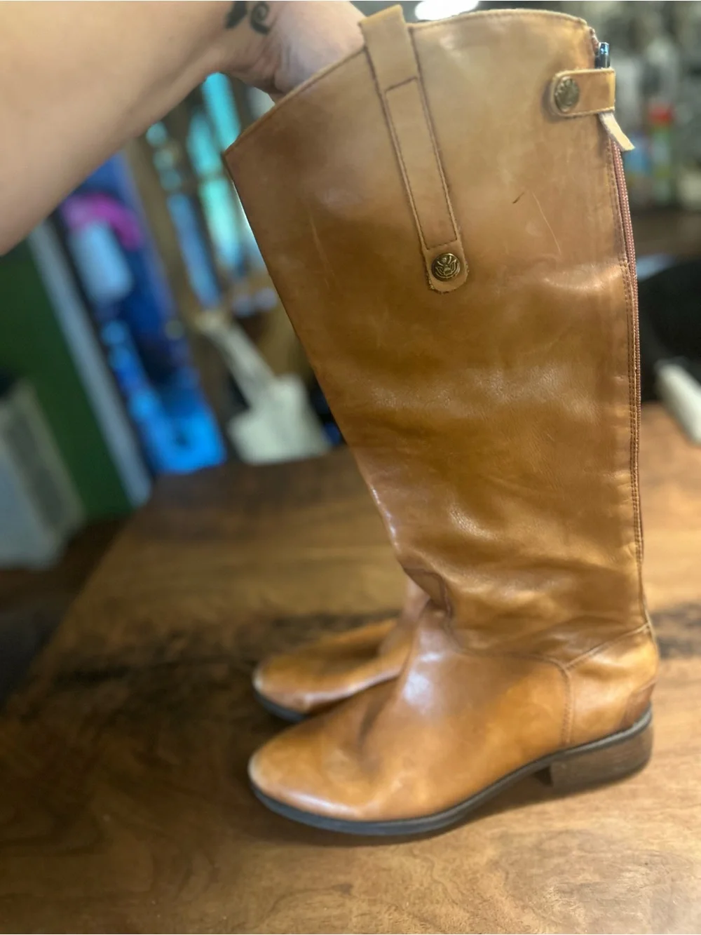 Sam Edelman Penny Leather Riding Boots